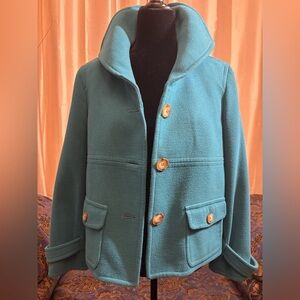 Jones New York Collection Turquoise Jacket - PM (Petite 8-10)